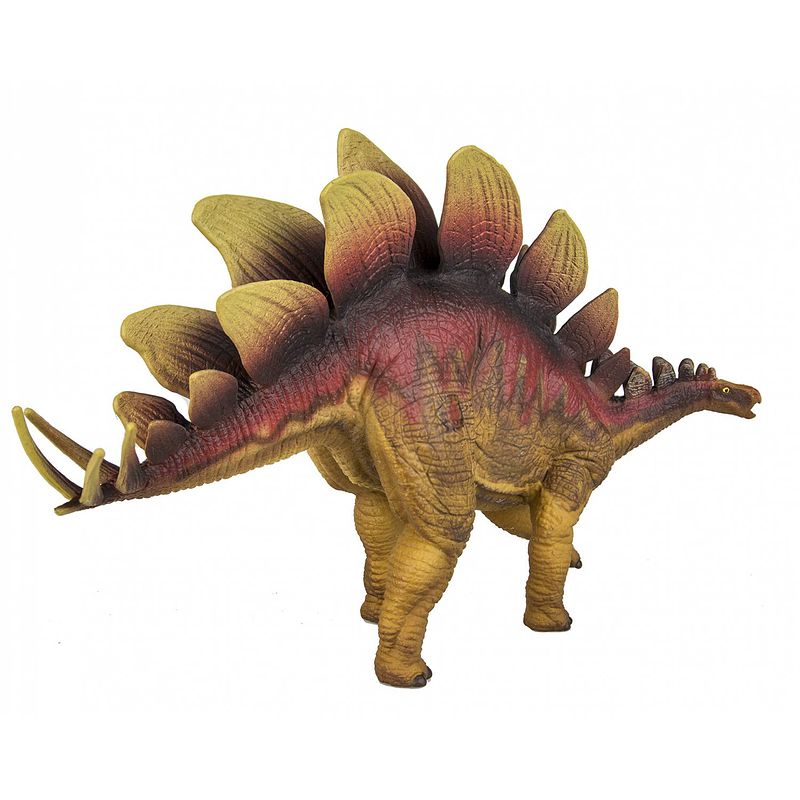 Foto van Safari speeldier stegosaurus junior 17 cm geel/bruin