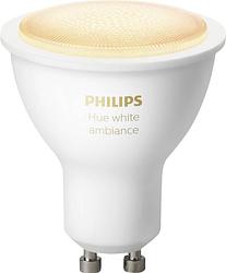 Foto van Philips hue gu10 1-pack warm tot koelwit licht