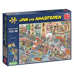 Foto van Jan van haasteren puzzel celebrate pride 1000 stukjes
