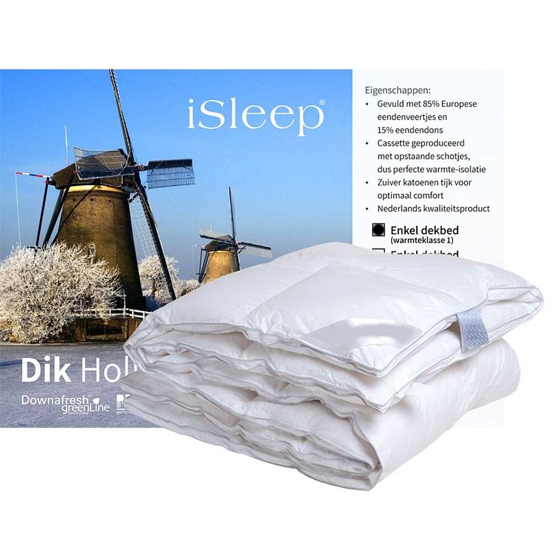 Foto van Isleep dekbed 15% dons - warmteklasse 1 - 2-persoons 200x200 cm