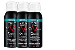 Foto van Vichy homme deodorant spray 48u compressed voor mannen voordeelverpakking