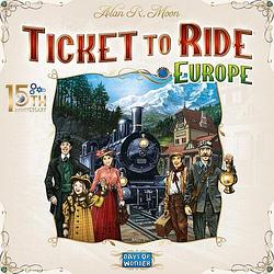 Foto van Ticket to ride europe - 15th anniversary - spel;spel (0824968205334)