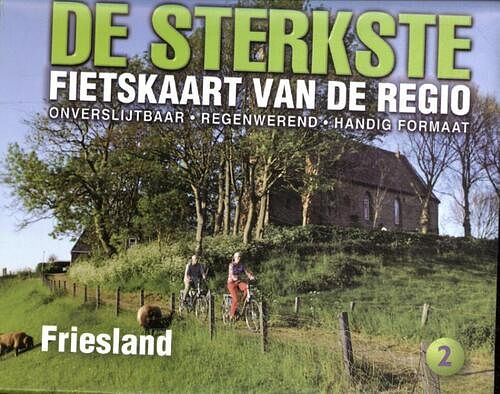 Foto van De sterkste fietskaart van friesland - paperback (9789463690935)