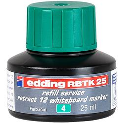 Foto van Edding rbtk 25 (25 ml) navulinkt voor boardmarkers o.a. e-12 - kleur; groen - potje