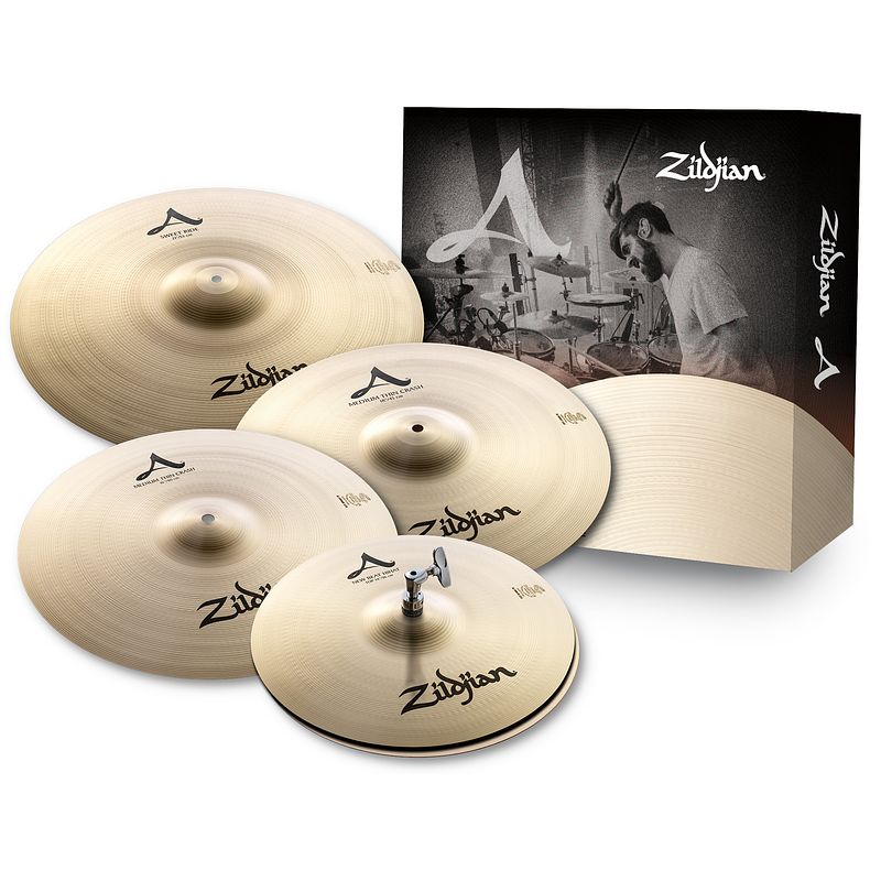 Foto van Zildjian a cymbal pack bekkenset 14-16-18-21