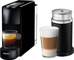 Foto van Krups nespresso essenza mini xn1118 zwart + melkopschuimer