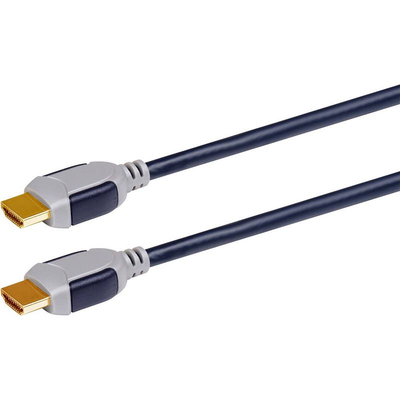 Foto van Scanpart aansluitkabel hdmi high speed ethernet 3,0m hdmi kabel zwart