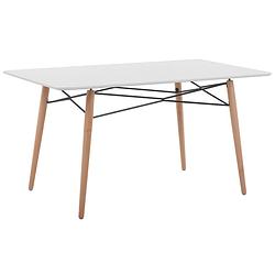 Foto van Beliani biondi - eettafel-wit-mdf