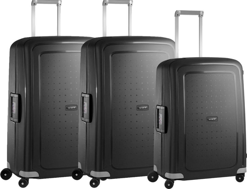 Foto van Samsonite s'cure spinner 75+69+75cm black kofferset