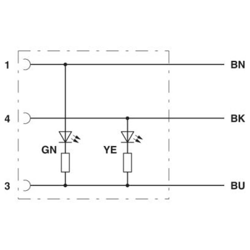 Foto van Phoenix contact 1508174 sensor/actuator aansluitkabel aantal polen: 3 5.00 m 1 stuk(s)