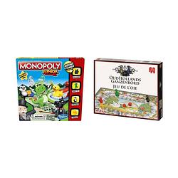 Foto van Spellenbundel - 2 stuks - monopoly junior & ganzenbord