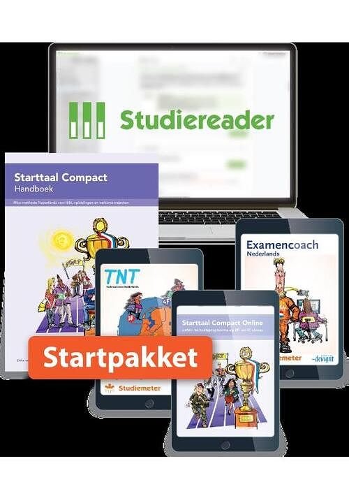 Foto van Studiereader starttaal compact 2f/3f 12m startpakket - antje diepersloot - paperback (9789463262996)