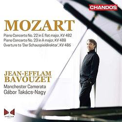 Foto van Mozart: piano concerto no. 22, k. 482 & no.23, k. 488 (vol.6) - cd (0095115216620)