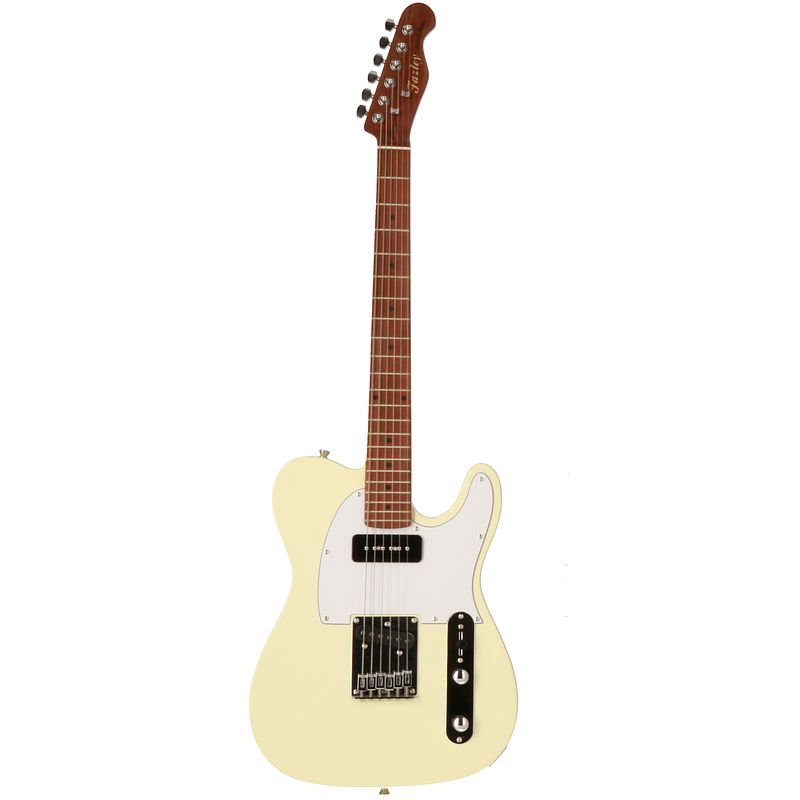 Foto van Fazley sunset series tempest 90 olympic white elektrische gitaar met gigbag