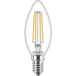 Foto van Philips led-lamp equivalent 60w e14 warm wit niet-dimbaar, glas