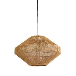 Foto van Light & living - hanglamp mallow - 60x60x37 - bruin