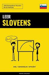 Foto van Leer sloveens - snel / gemakkelijk / efficiënt - pinhok languages - paperback (9789403658469)
