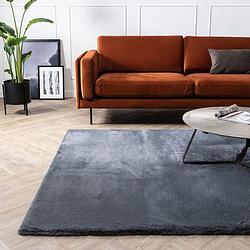 Foto van Grandstone vloerkleed comfy - antraciet 100 ø