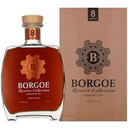 Foto van Borgoe 8 reserve collection 70cl rum + giftbox
