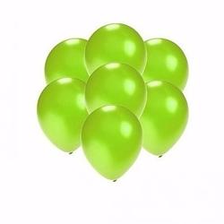 Foto van Kleine metallic groene ballonnen 10x stuks - ballonnen