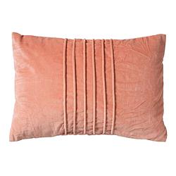 Foto van Dutch decor pax - kussenhoes velvet 40x60 cm muted clay - roze - roze