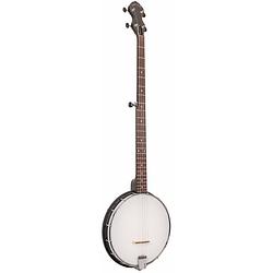 Foto van Gold tone ac-1ln 5-snarige long neck open back banjo met gigbag