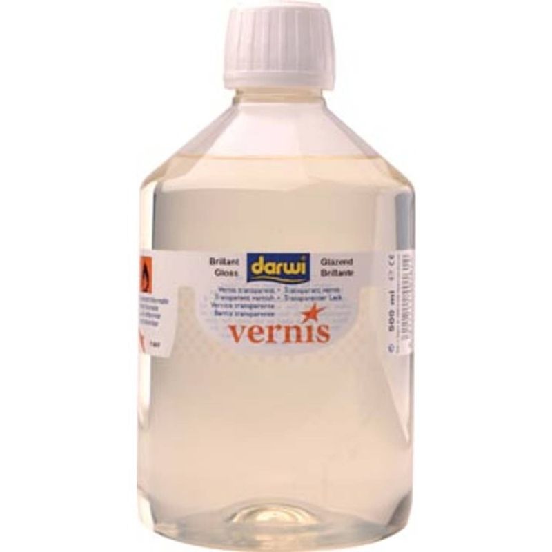 Foto van Darwi vernis glanzend, flacon van 500 ml