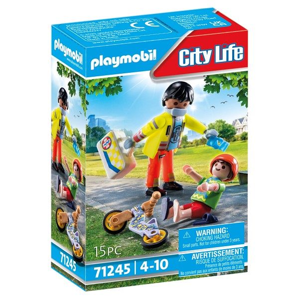 Foto van 71245 playmobil city verpleegkundige met patiënt