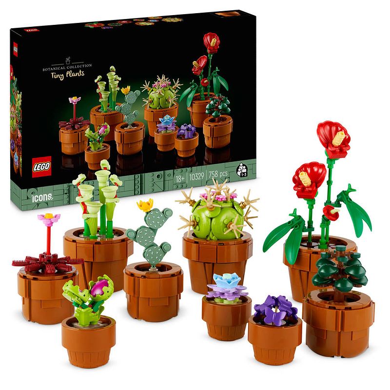 Foto van Lego icons botanical collection miniplantjes 10329