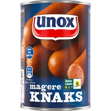 Foto van Unox knakworst magere knaks 3 x 400g bij jumbo