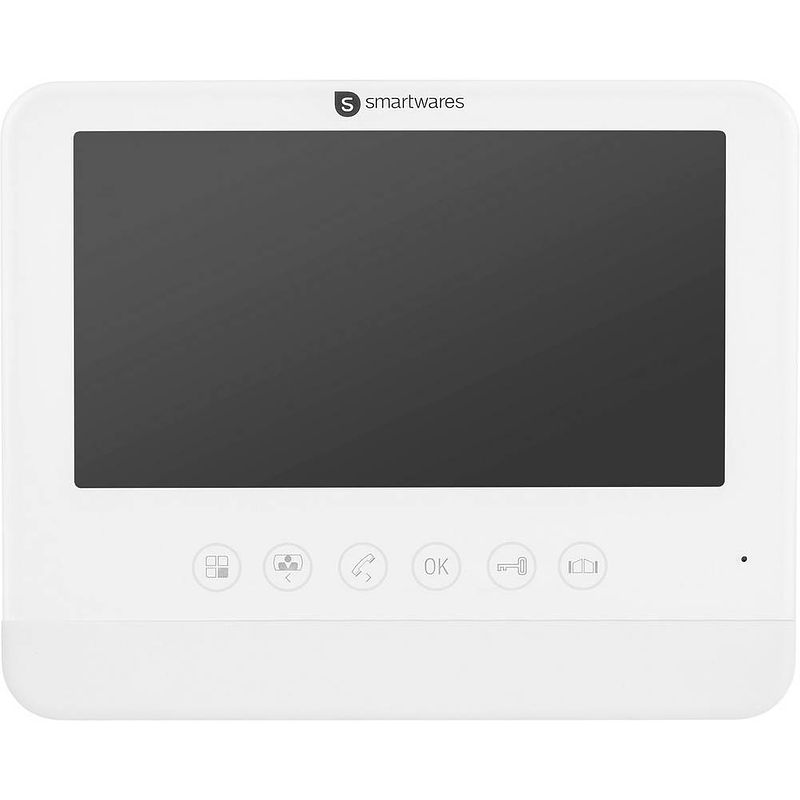 Foto van Smartwares dic-22202 binnenunit voor video-deurintercom 2-draads wit