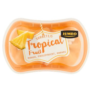 Foto van Jumbo sorbetijs tropical fruit 100g