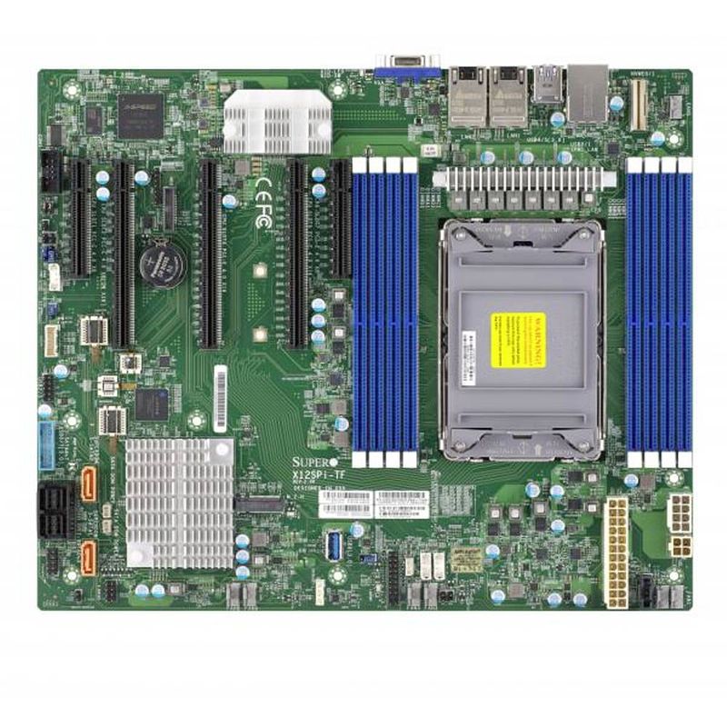 Foto van Supermicro mbd-x12spi-tf moederbord vormfactor atx moederbord chipset intel® c621