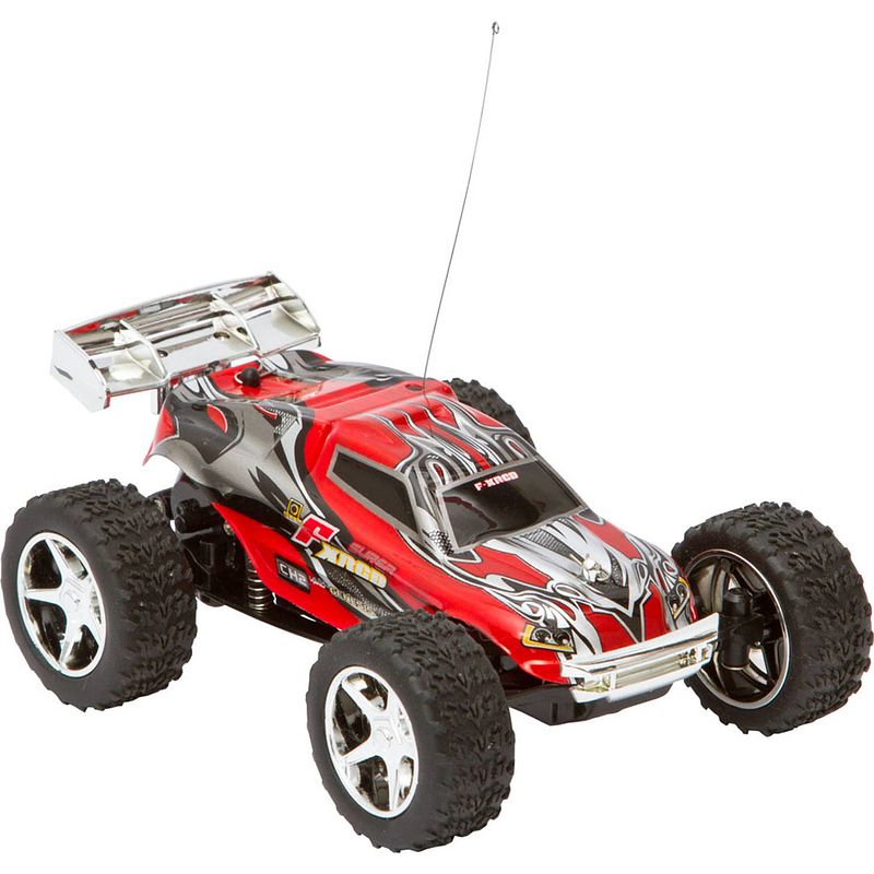 Foto van Invento racewagen junior 12 x 8 x 5 cm rood 24-delig