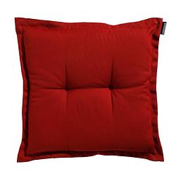 Foto van Madison zitkussen - universeel - rib red- 50x50 - rood