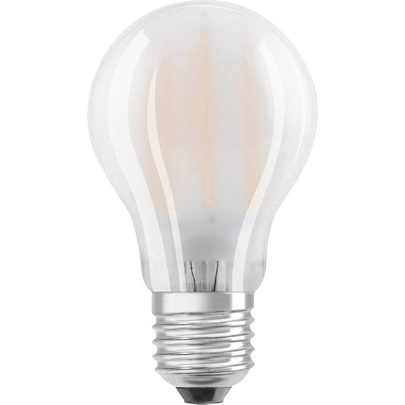 Foto van Osram 4058075112506 led-lamp energielabel e (a - g) e27 peer 6.5 w = 60 w warmwit (ø x l) 60 mm x 105 mm 1 stuk(s)