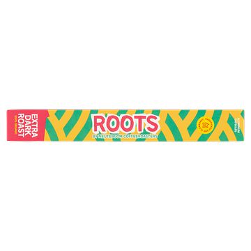 Foto van Roots koffiecups extra dark roast 10 stuks bij jumbo