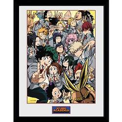 Foto van Gb eye poster in lijst my hero academia school group 30 x 40 cm