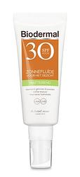 Foto van Biodermal zonnefluïde gezicht spf 30