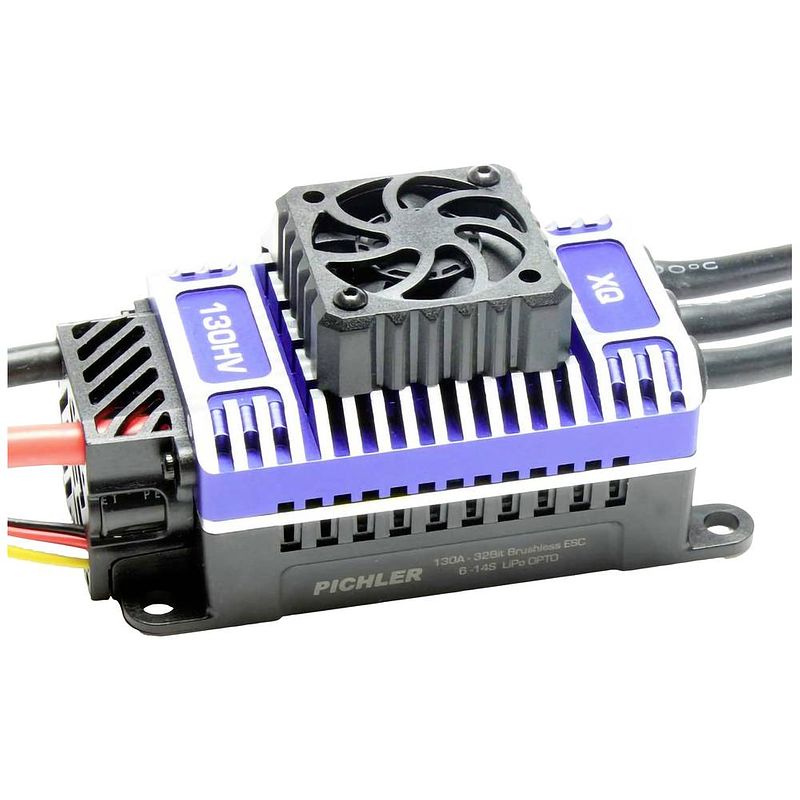 Foto van Pichler xq+ 130hv brushless snelheidsregelaar voor rc vliegtuig belastbaarheid (max.): 150 a