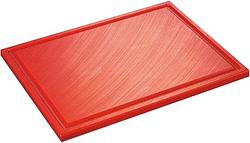 Foto van Inno cuisinno horeca snijplank met ril 32,5 cm rood