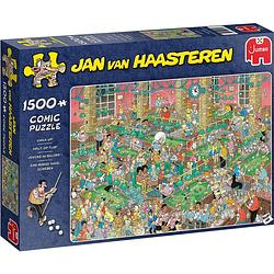 Foto van Jan van haasteren krijt op tijd! - 1500 stukjes