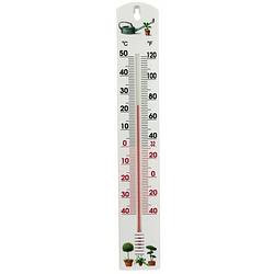 Foto van Talen tools - thermometer - kunststof - min/max - 40 cm