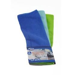 Foto van Lifetime clean microvezeldoek 30 cm blauw/groen 3 stuks