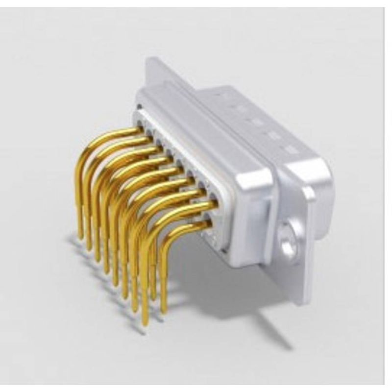 Foto van Deltron connectors dt 25 pyc/2 d-sub stekker 90 ° aantal polen: 25 solderen, pinnen 1 stuk(s)