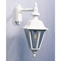 Foto van Konstsmide pallas down 483-250 buitenlamp (wand) spaarlamp, led e27 60 w wit