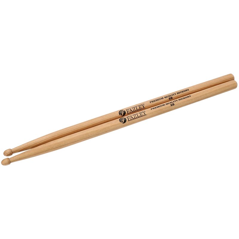 Foto van Fazley stix-2b drumstokken met houten tip