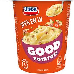 Foto van Unox good potatoes spek en ui 51 g bij jumbo