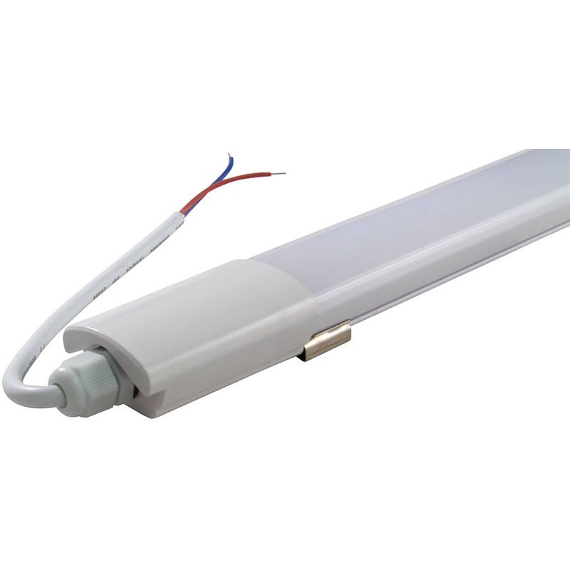 Foto van Led balk - prixa blin - 18w - waterdicht ip65 - helder/koud wit 6500k - kunststof - 60cm