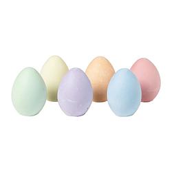 Foto van Stoepkrijt gekleurde eieren - set van 6